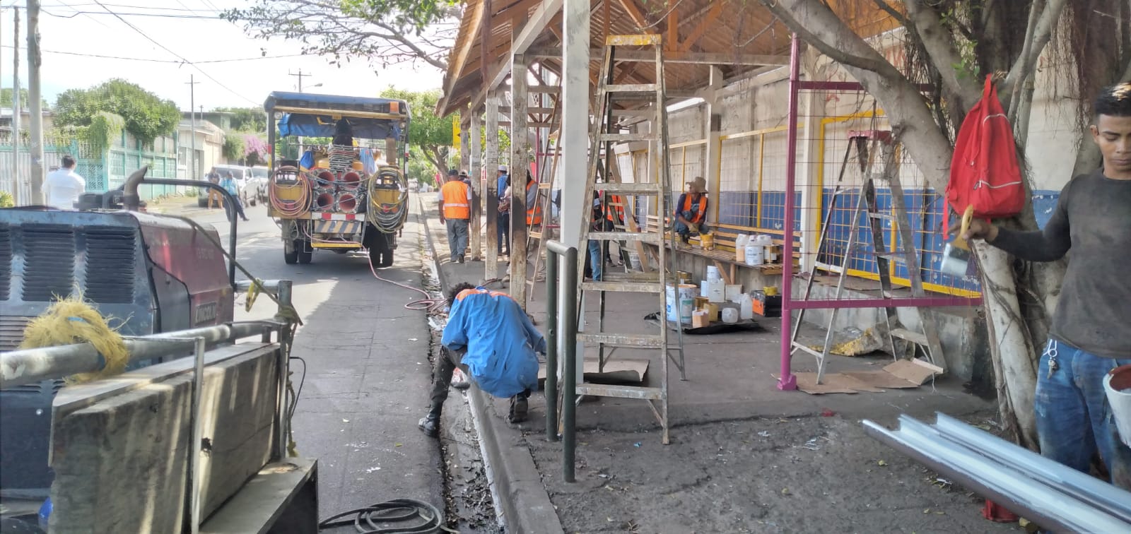 Alcaldía de Managua inicia mejoramiento de las primeras 47 paradas de las 221 a ser restauradas