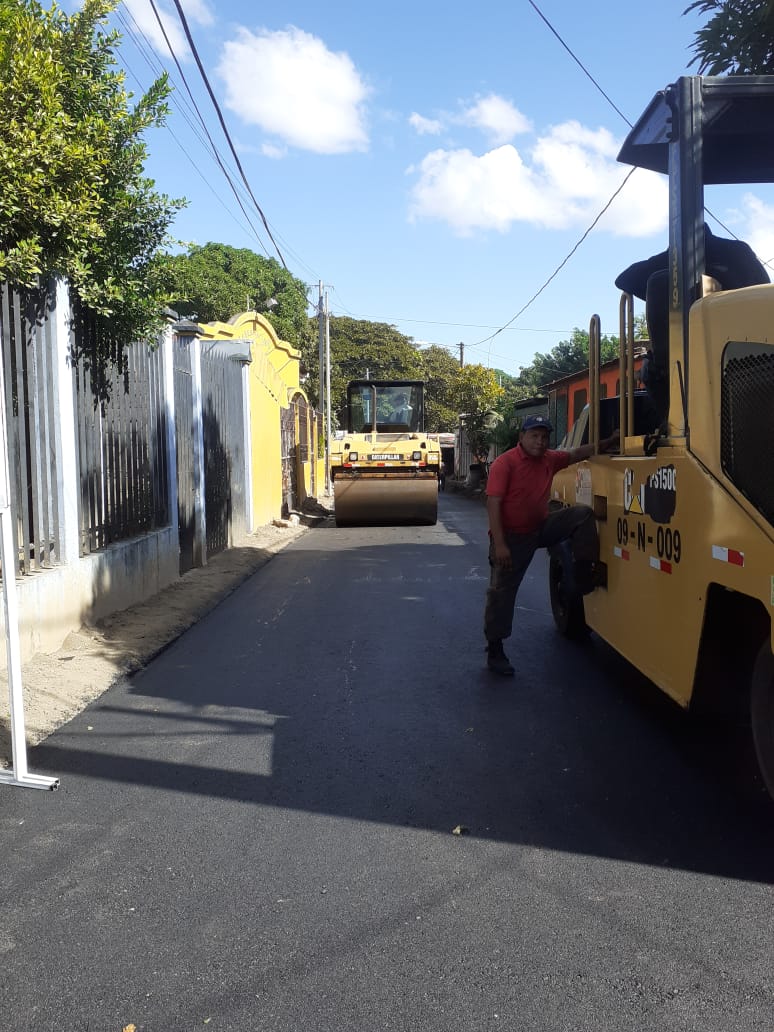 Barrio Ayapal suma 74 nuevas calles construidas por la Alcaldía de Managua
