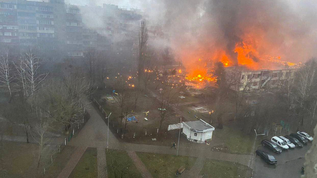 Se estrella un helicóptero cerca de una guardería en la región de Kiev