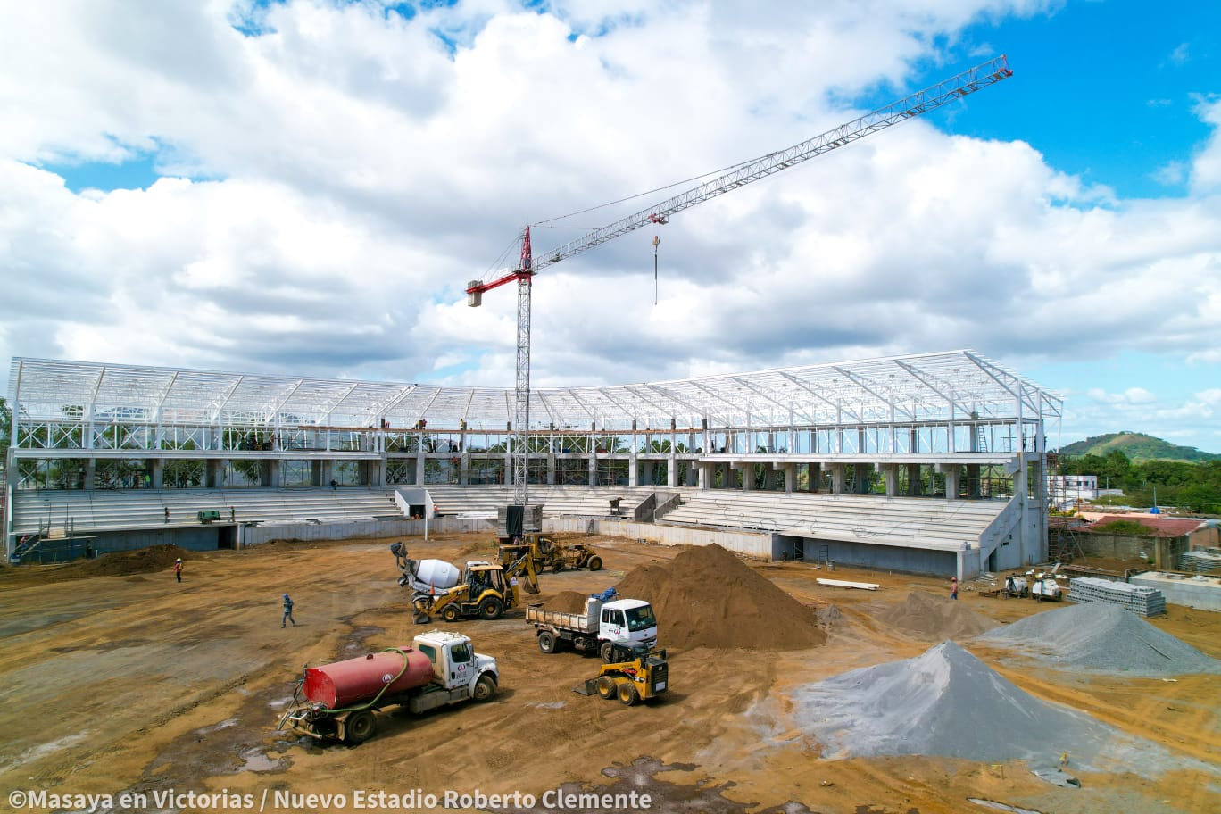 Estadio Roberto Clemente de Masaya será inaugurado en agosto
