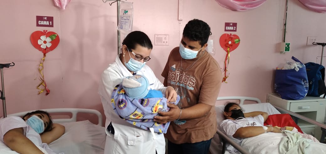 Hospital Alemán Nicaragüense recibe el 2023 con el nacimiento de tres bebés