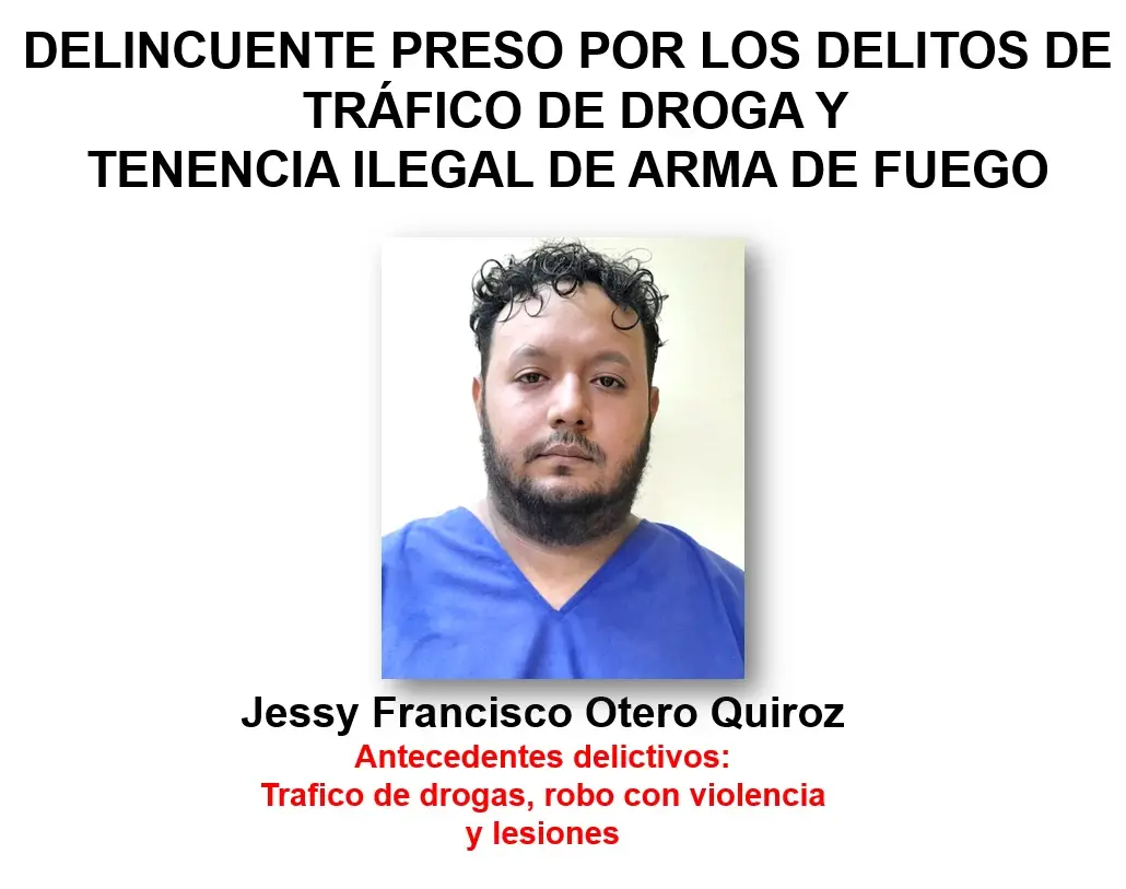 Policía captura a sujeto con droga valorada en más de U$35 mil