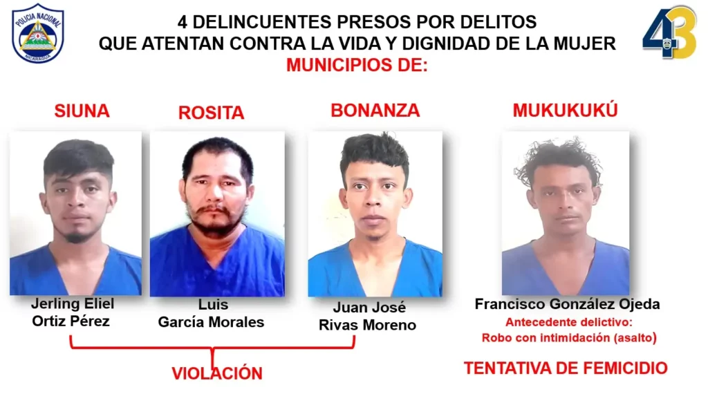 Caen 12 delincuentes que acechaban el Caribe Norte