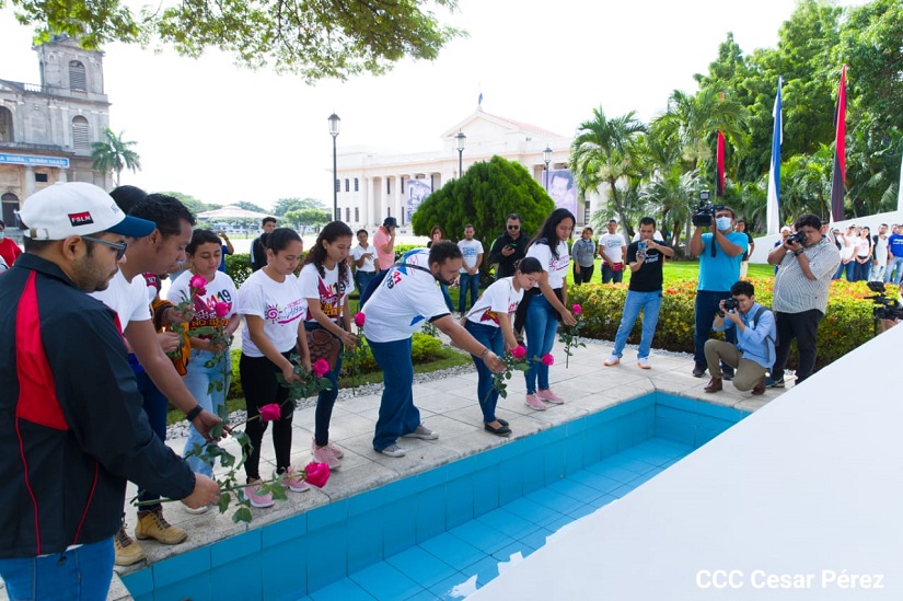 Jóvenes sandinistas destacaron legado del comandante Tomás Borge