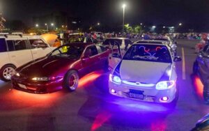 Se realiza exhibición de autos modificandos