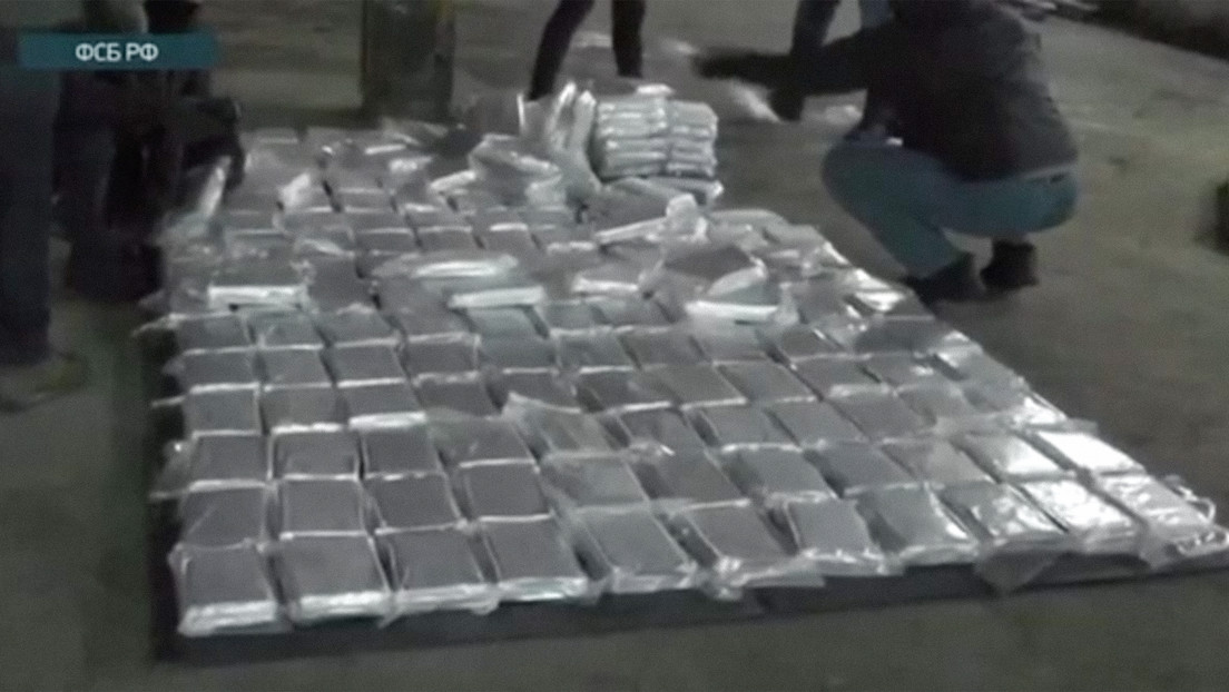 Detienen en Rusia a tres narcotraficantes extranjeros con casi 700 kilos de cocaína