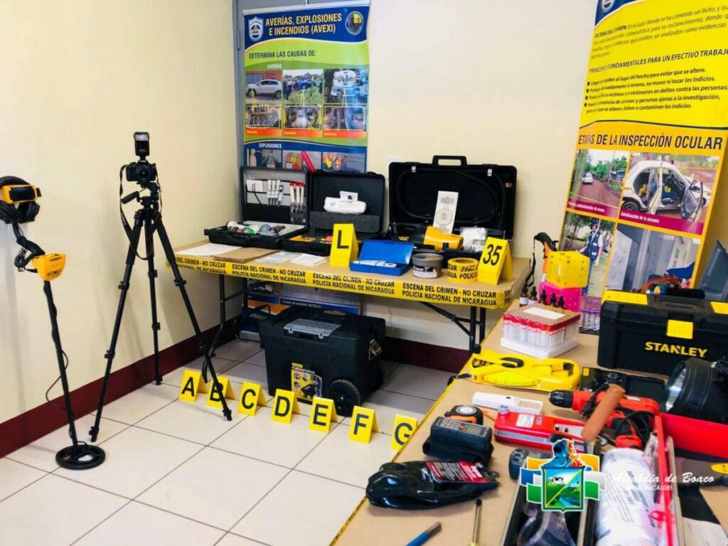 Policía inaugura en Boaco un nuevo laboratorio de criminalística