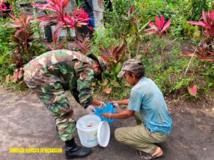 Ejército y MINSA realizan jornada de desratización en San Juan de Nicaragua