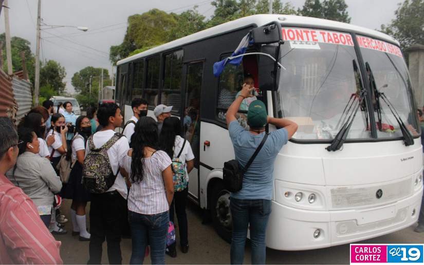 Comunidades rurales de Managua reciben nuevos autobuses rusos