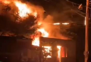 Voraz incendio afecta vivienda donde habitaban 9 personas en Managua