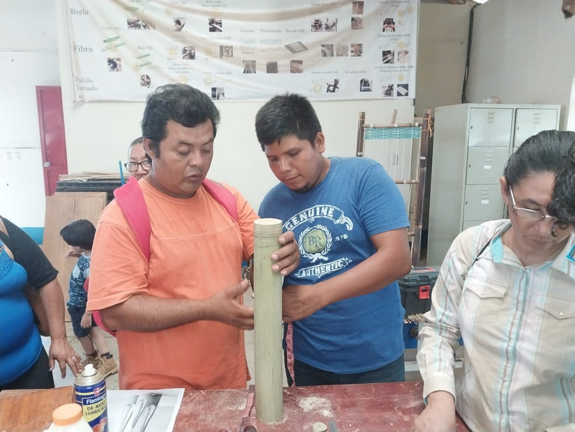 MEFCCA capacita a emprendedores en elaboración de productos del bambú