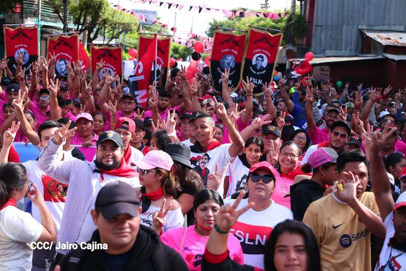 Familias sandinistas conmemoran el 44 aniversario de El Repliegue al Vapor