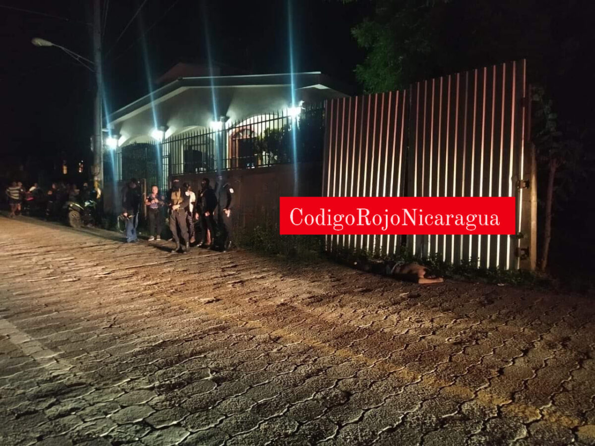 Peatón fallece al ser atropellado en una vía de la Laguna de Masaya