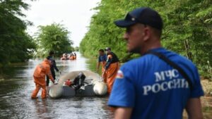 7.000 personas han sido evacuadas de zonas inundadas en Rusia