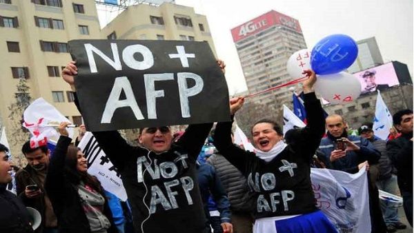 Convocan en Chile a nueva movilización nacional contra las AFP