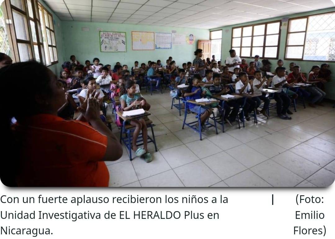 En escuelas de Nicaragua se educan niños hondureños