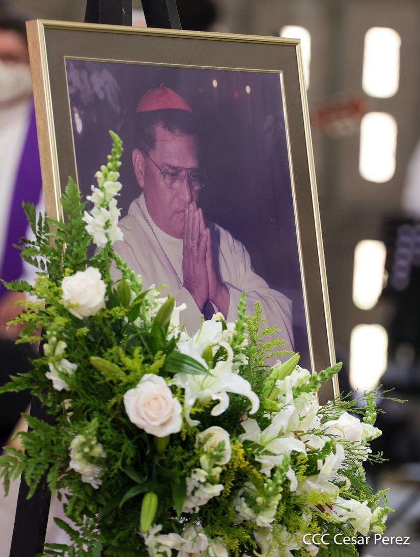 Recuerda el legado del Cardenal Miguel Obando en el aniversario 5 de su partida