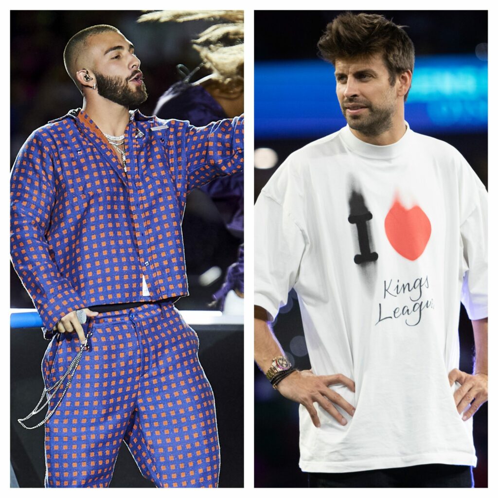 Manuel Turizo se presentó frente a Gerard Piqué y cantó "Copa vacía" con Shakira de fondo