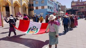 Continúan las movilizaciones contra el Gobierno en Puno, Perú