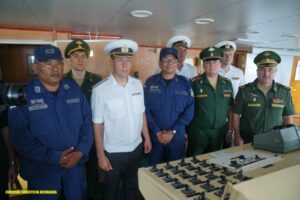 Buque Escuela Perekop ruso intercambia enseñanza naval con Ejército de Nicaragua