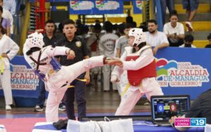 14 academias de taekwondo participan en Juegos Juveniles Managua 2023