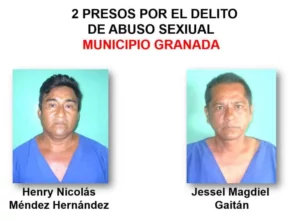 Policía de Granada captura a 6 delincuentes entre ellos 2 abusadores sexuales