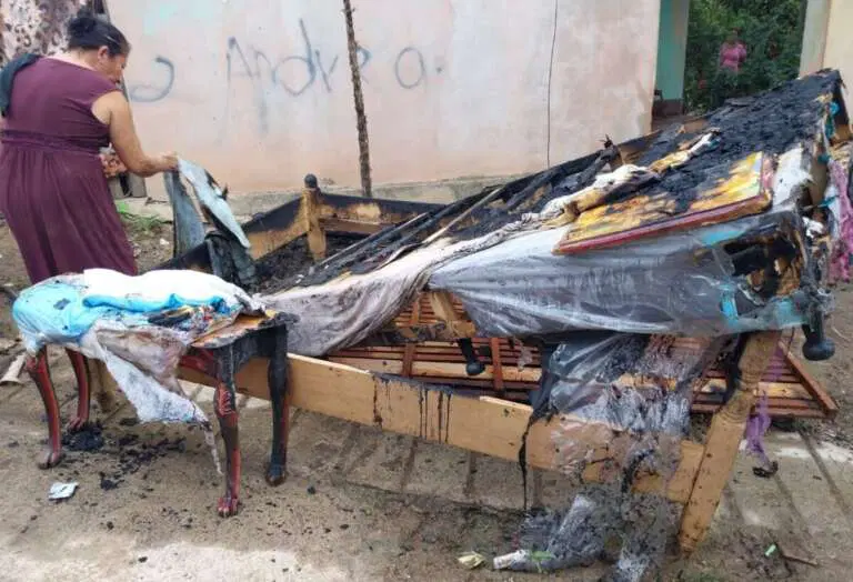 Incendio consume una habitación en Nueva Segovia