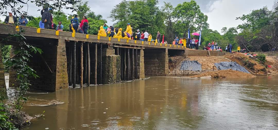 Tras una inversión de C$3.8 inauguran puente Auhya Tara en el Caribe nicaragüense