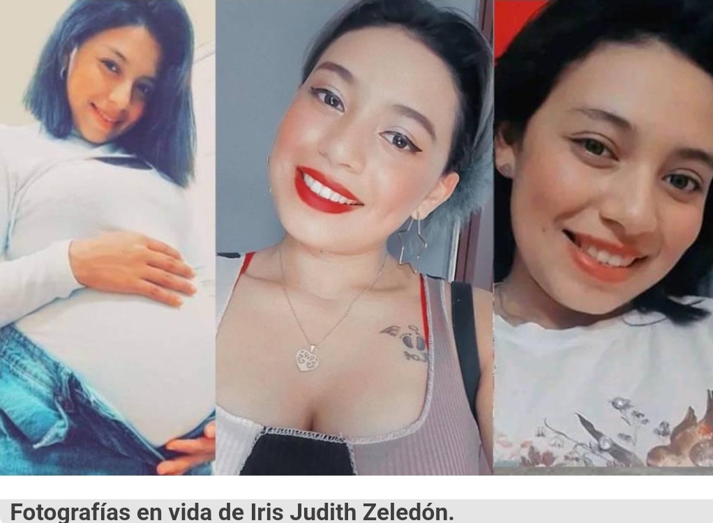 Fotografías en vida de Iris Judith Zeledón.