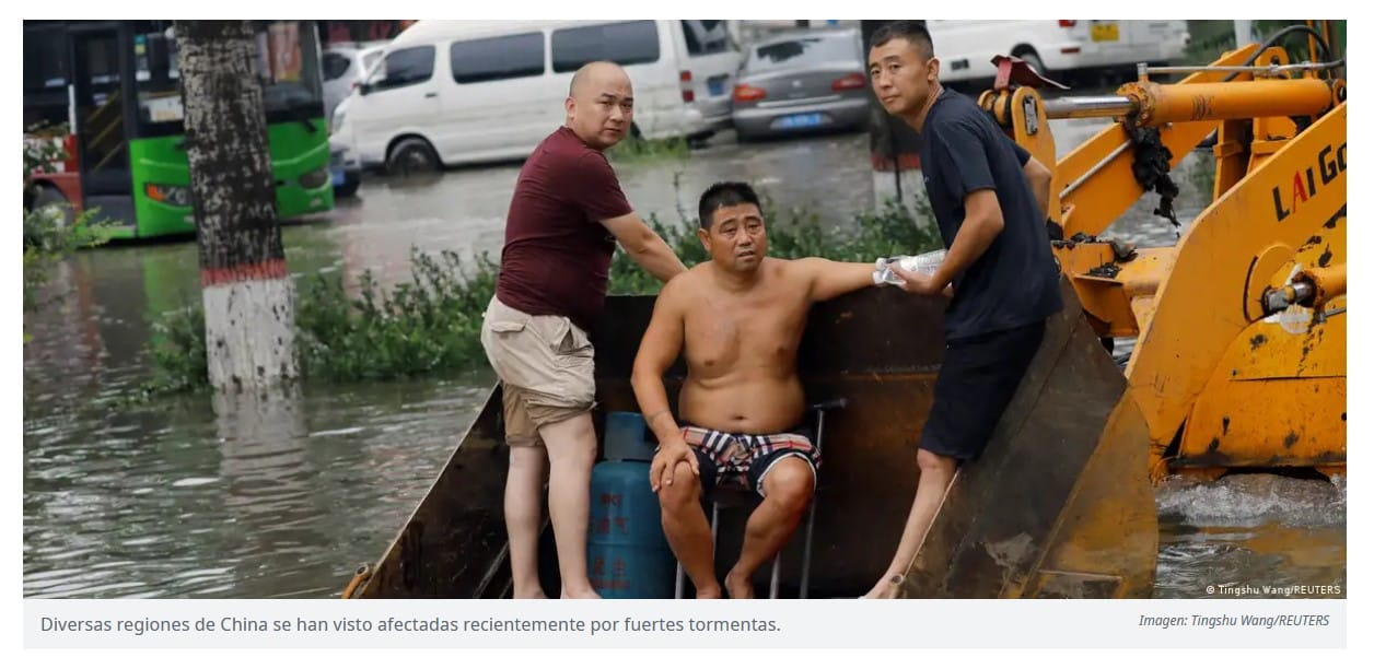 Lluvias dejan cuatro muertos y 48 desaparecidos en China