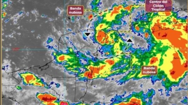 Se forma depresión tropical Diez entre México y Cuba