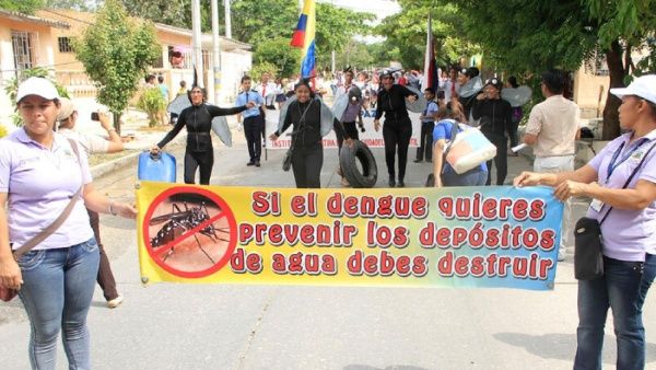 Colombia alerta sobre brote de dengue