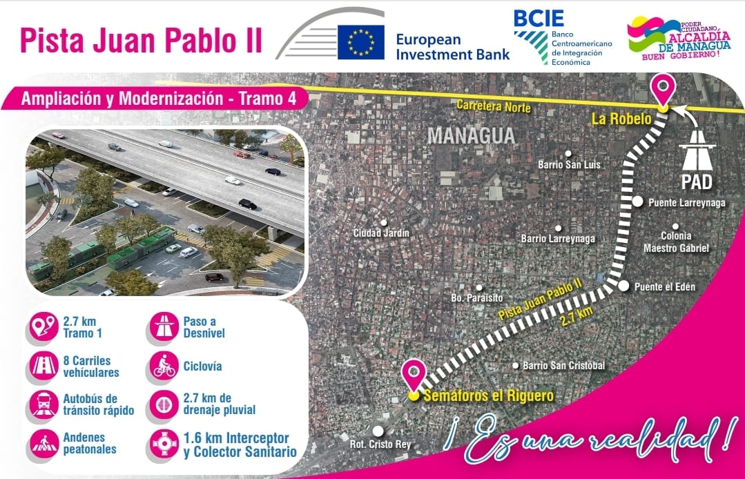 Nueve rutas de transporte son afectadas en Managua