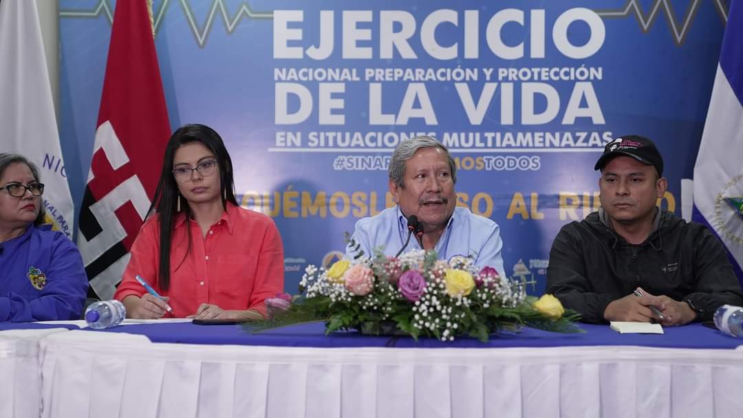 SINAPRED se prepara III Ejercicio Multiamenazas ante pronósticos de ciclones activos