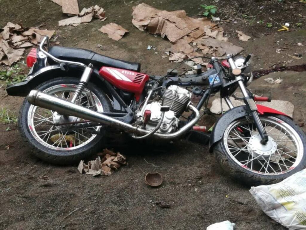 Motorizado ebrio fallece tras caer de un puente en Carazo