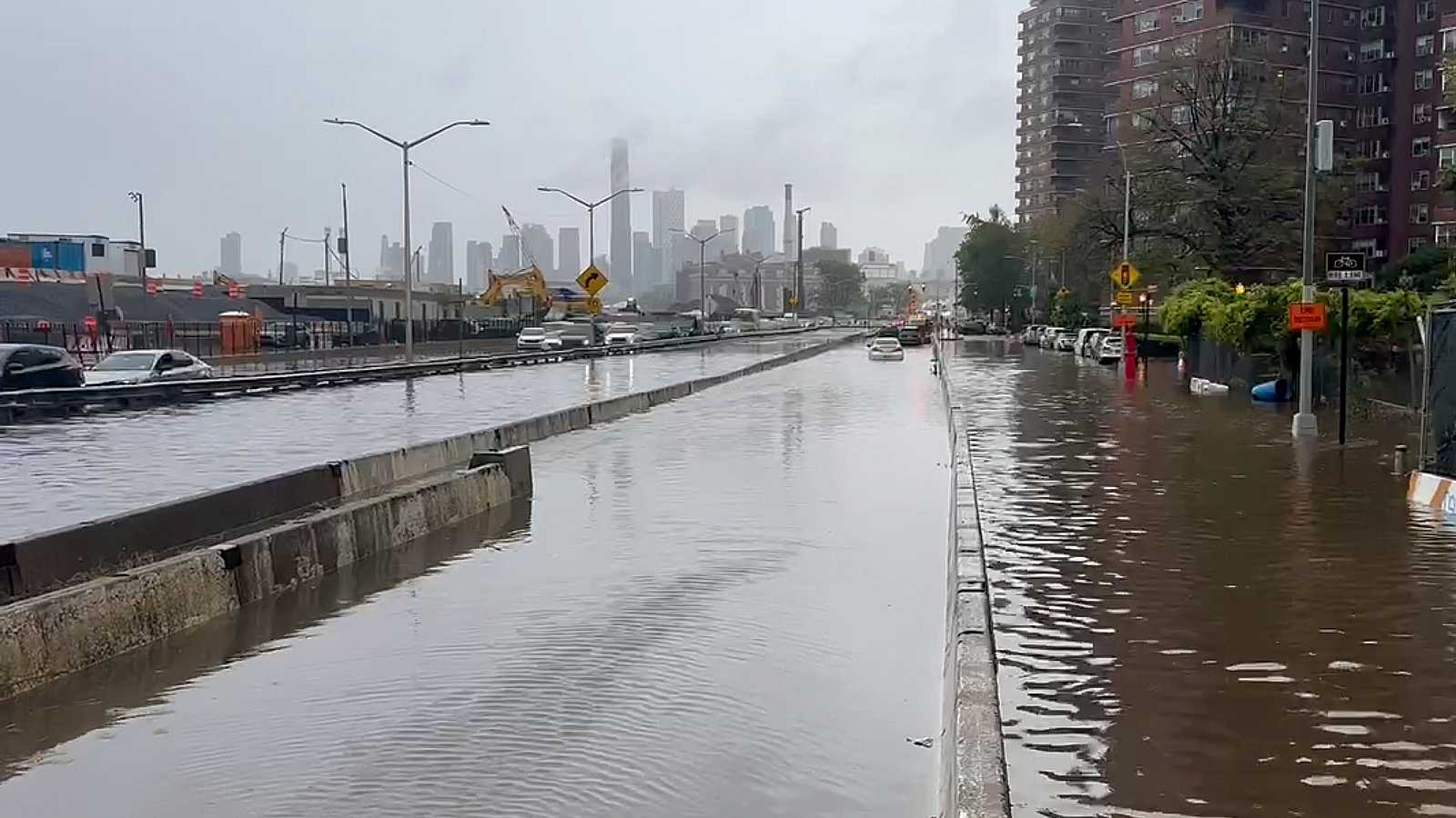 Declaran el estado de emergencia en Nueva York por una fuerte tormenta