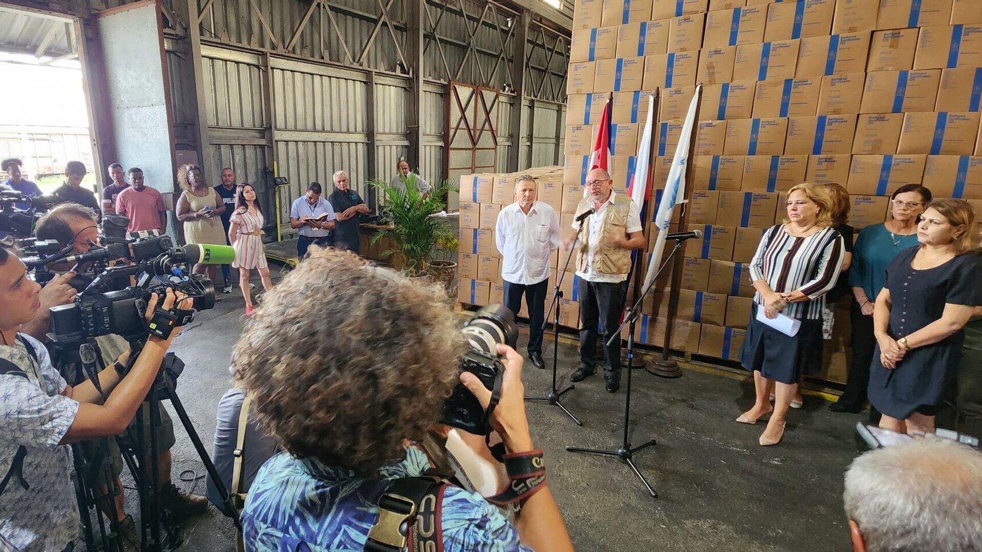 Rusia dona a Cuba 650 toneladas de aceite vegetal a través del Programa Mundial de Alimentos