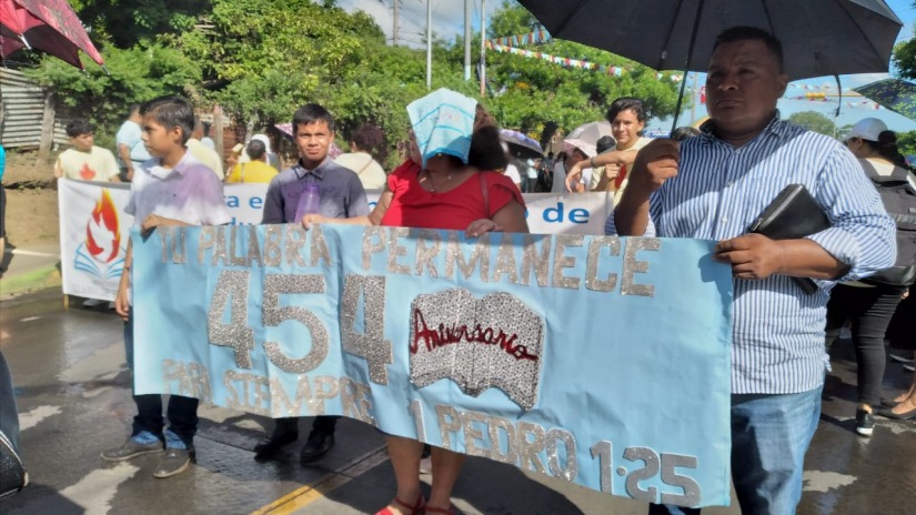 Municipios de Managua celebran el 454 aniversario de la traducción de la biblia
