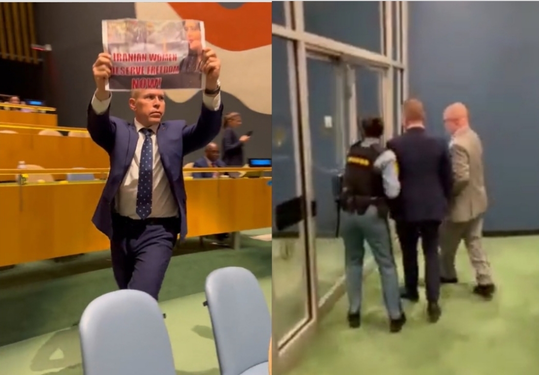 Expulsan de la Asamblea General de la ONU al representante israelí por protestar