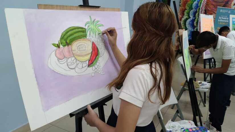 Lanzan concurso de pintura en conmemoración al Día Mundial de la Alimentación