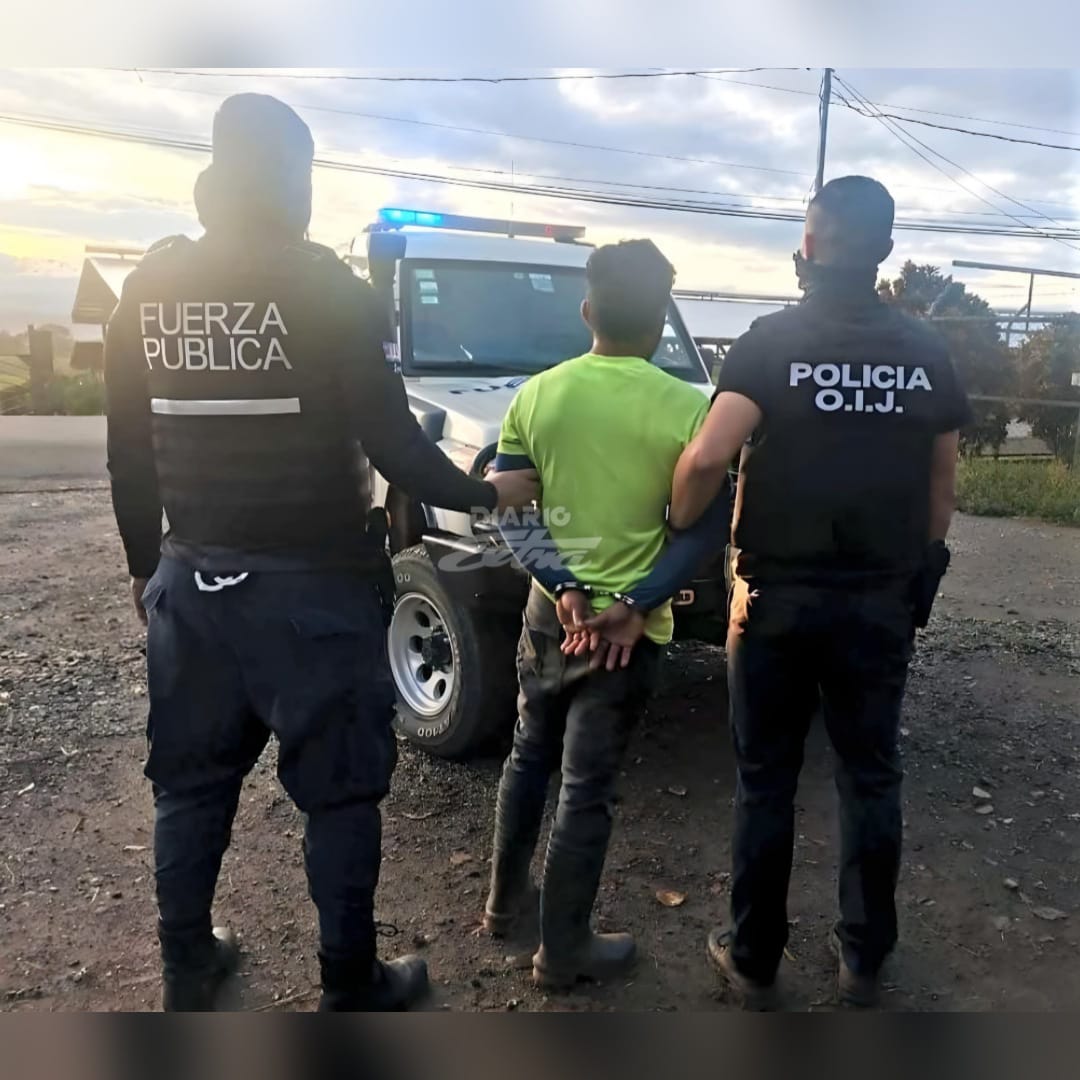 Detienen a nicaragüense por asesinar a balazos a “pitosa” en Costa Rica