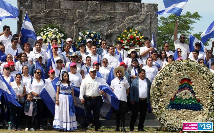 Nicaragüenses continúan homenaje a héroes patriotas en la Hacienda San Jacinto