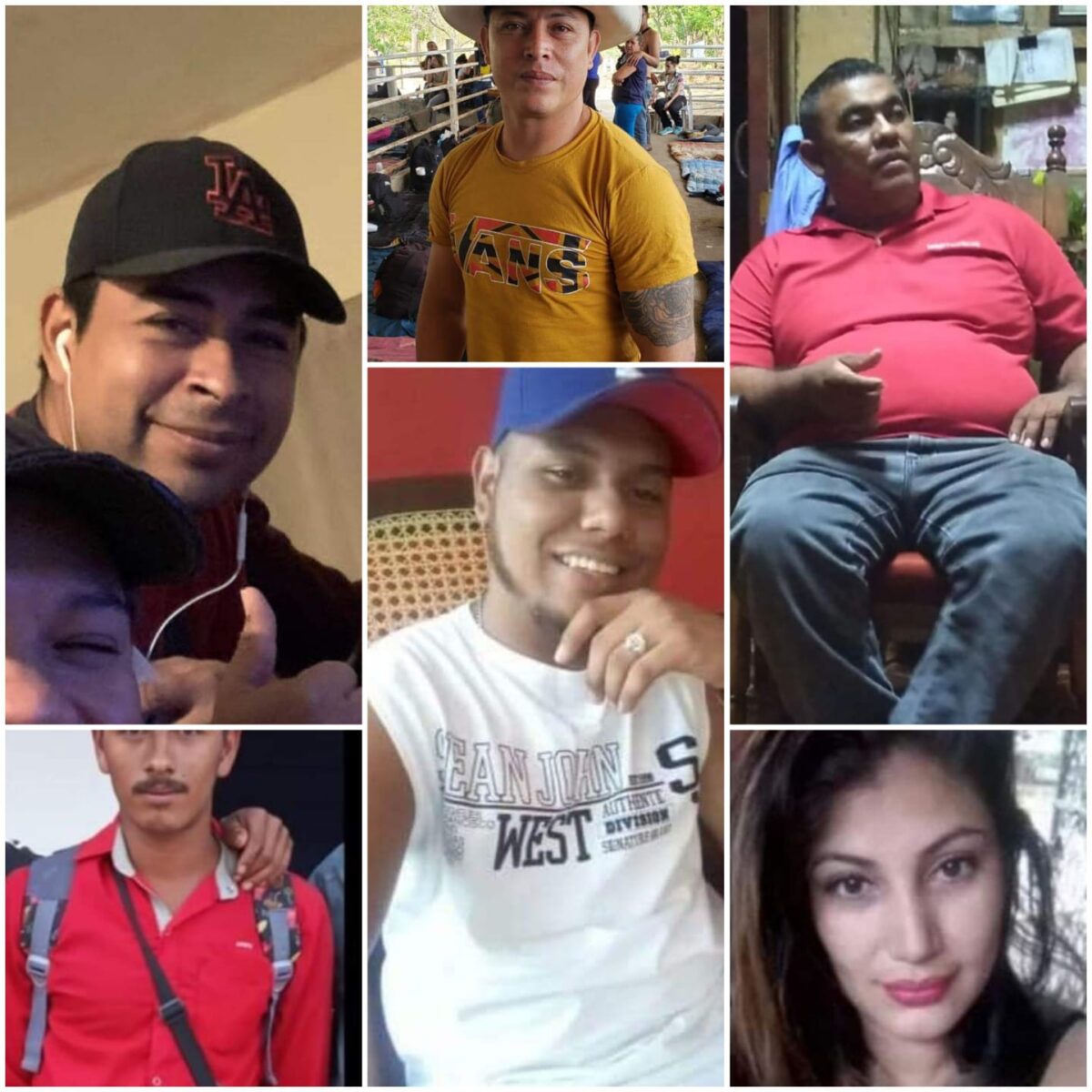 Circulan fotografías de 14 migrantes nicaragüenses desaparecidos en camino a EE.UU