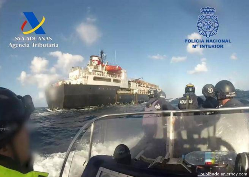 Se realiza una de las mayores incautaciones de cocaína en Málaga.