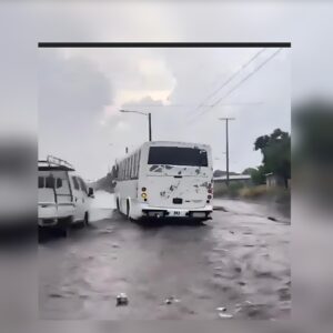 Afectaciones por lluvia en Managua