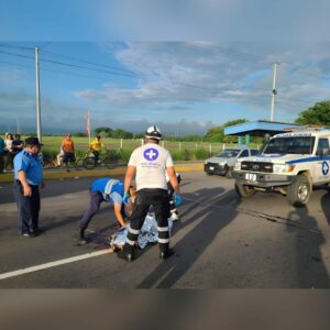 Muchacha muere arrollada frente a la zona franca Saratoga, en carretera nueva a León