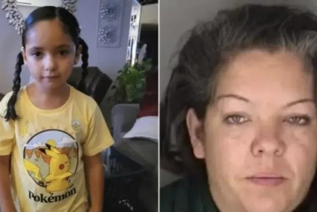 Foto de una pequeña violada en un campamento para personas sin hogares