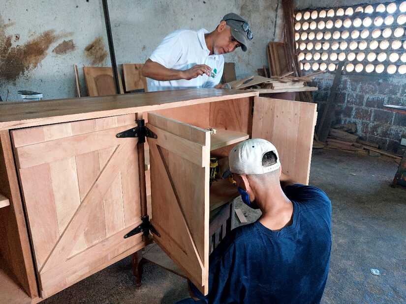 Mil reos participan de los programas de formación profesional