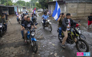 Diana en el Distrito VI conmemorando a Benjamín Zeledón