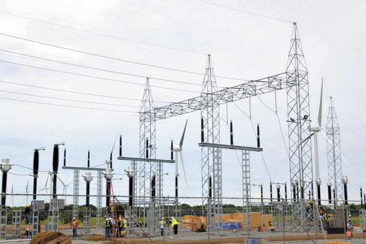 Redes de electricidad que están siendo instaladas en alguna parte de Nicaragua